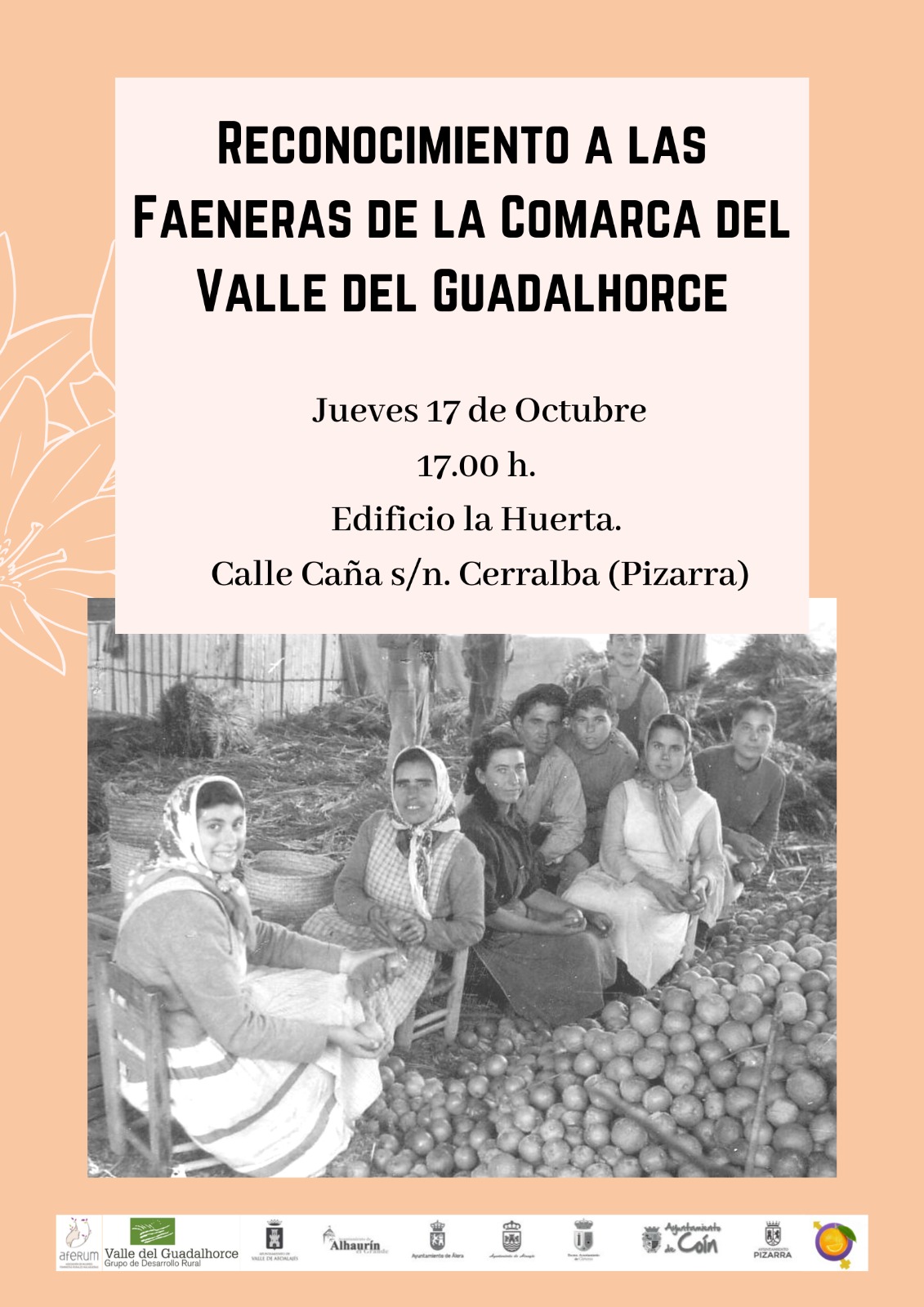 Reconocimiento a las Faeneras de la Comarca del Guadalhorce